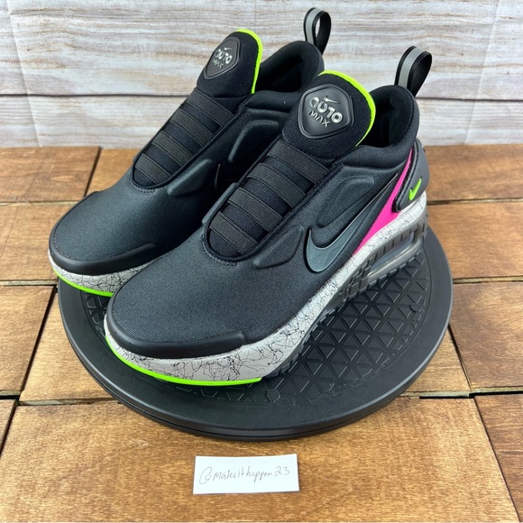 Nike Adapt Auto Max Black Fireberry Volt - Picture 2 of 10